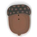 Beads, Buttons & Charm, Large Acorn by Just Another Button Company