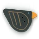 Beads, Buttons & Charm, Large Black Bird by Just Another Button Company