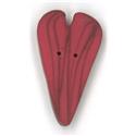 Beads, Buttons & Charm, Large Red Velvet Heart Button by Just Another Button Company