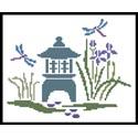 Pattern, Iris and Lantern by Artecy Cross Stitch