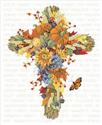 Fall Floral Cross
