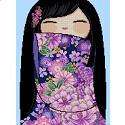 Pattern, LRG K004 Happy Kokeshi Doll YURIKO by Cross Stitch Asia