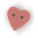 Beads, Buttons & Charm, Tiny Rose Heart Button by Just Another Button Company