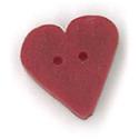 Beads, Buttons & Charm, Small True Red Heart Button by Just Another Button Company