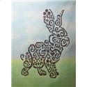 Pattern, Tribal Bunny by White Willow Stitching