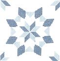 Stamped Stitchable, Interlocking XX Western Star (Quilt Blocks) by Jack Dempsey