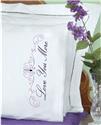 Stamped Stitchable, Love You Love You More (Lace Edge Pillowcase) by Jack Dempsey