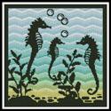 Pattern, Aquarium Silhouette 2 by Artecy Cross Stitch