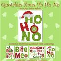 Quotables Christmas Ho Ho No