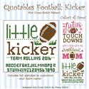 Pattern, Quotables Football  Kicker by PinoyStitch