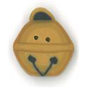 Beads, Buttons & Charm, small sleigh bell button by Just Another Button Company