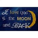 Pattern, To the Moon and Back by Iris Originals