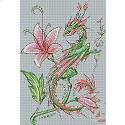Pattern, Wildflower Dragon, by Alvia Alcedo by Paine Free Crafts
