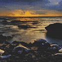 Pattern, Sunset Turtles Cross Stitch Pattern by StitchX Craft Designs