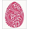 Pattern, Easter Egg Silhouette by Charting Creations