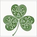 Pattern, Shamrock Silhouette by Charting Creations