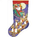 Pattern, Up Up & Away Stocking by Kooler Design Studio