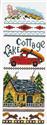 Kit, Lake Cottage Counted Cross Stitch Kit by Bobbie G Designs