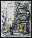 Pattern, New York Abstract - Crop by Artecy Cross Stitch