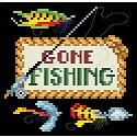 Pattern, Gone Fishing by Kooler Design Studio