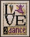 Pattern, Love 2 Dance  (w/charm) by Hinzeit