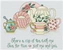 Pattern, Tea for Two by Sue Hillis Designs