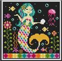 Pattern, Rainbow Mermaid by Shannon Christine Designs