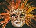 Pattern, Orange Mask by Artecy Cross Stitch