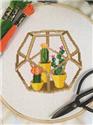 Pattern, Cute Cactus Terrarium by Tiny Modernist