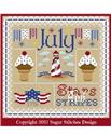 Pattern, July Sampler by Sugar Stitches Design