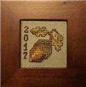 Pattern, 2017 Tiny Treasures Acorn by Cross-Point Designs