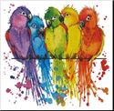 Pattern, Colourful Birds by Artecy Cross Stitch