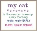 My Cat.... Wakes Me EARLY