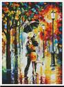 Pattern, Dance Under the Rain - Large by Artecy Cross Stitch