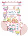 Pattern, Baby Girl’s Christmas Stocking by Kooler Design Studio