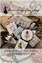 Pattern, Festive Little Fobs Three - Stitching Edition by Heartstring Samplery