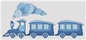 Pattern, Kids Train by White Willow Stitching