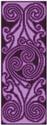 Celtic Spiral Banner - Purple