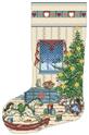 Pattern, North Woods Heirloom Christmas Stocking by Kooler Design Studio