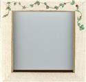 Supply, Antique White Berry Vine Frame 8 X 8 by Mill Hill