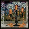Kit, Midnight Glow Counted Cross Stitch Kit by Mill Hill