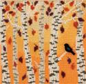 Kit, Autumn Woods Counted Cross Stitch Kit by Mill Hill