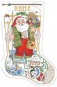 Pattern, I’d Rather be Fishing Stocking by Kooler Design Studio