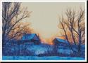 Pattern, Colourful Winter Sunrise by Artecy Cross Stitch