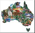 Pattern, Map of Australia (Large) by Artecy Cross Stitch