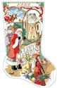 Pattern, Santa Collage Stocking by Kooler Design Studio