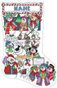 Pattern, Snowmen Sampler Stocking by Kooler Design Studio
