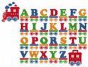 Pattern, Train Alphabet by Artecy Cross Stitch