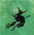 Flying Witch Silhouette