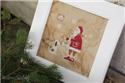 Pattern, Santa And The Dog by Madame Chantilly